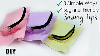 SEWING TIP #2 How to make the Patch Zip Pocket Three Ways