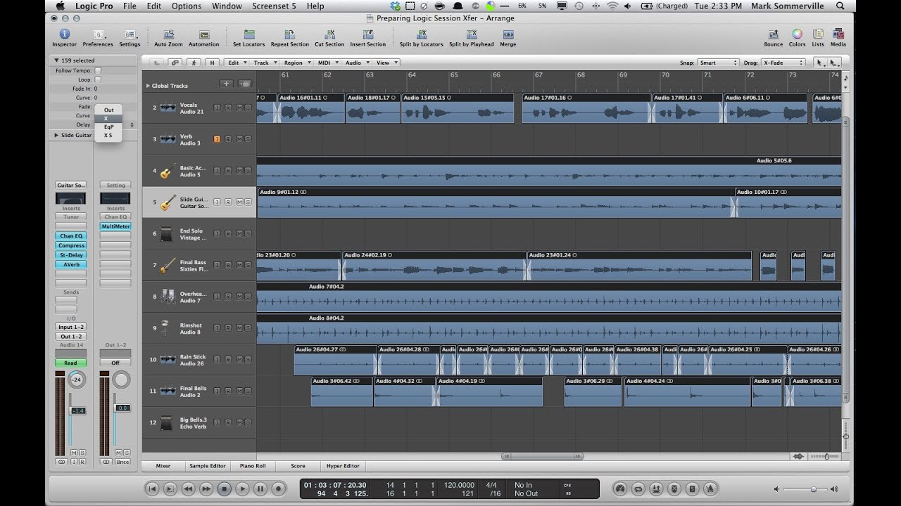 crossfade logic pro x crossfade logic pro x