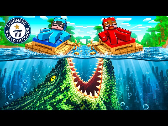 Sobrevivimos a DORMIR en el AMAZONAS en Minecraft