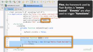 Flash Builder 101: Intro to Flash Builder - 13. Running the Application in Debug Mode