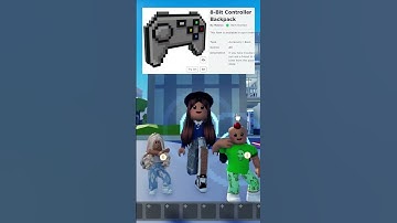 NIEUWE GRATIS 8-BIT CONTROLLER RUGZAK IN ROBLOX!! 👀 #shorts #iamaudri #roblox