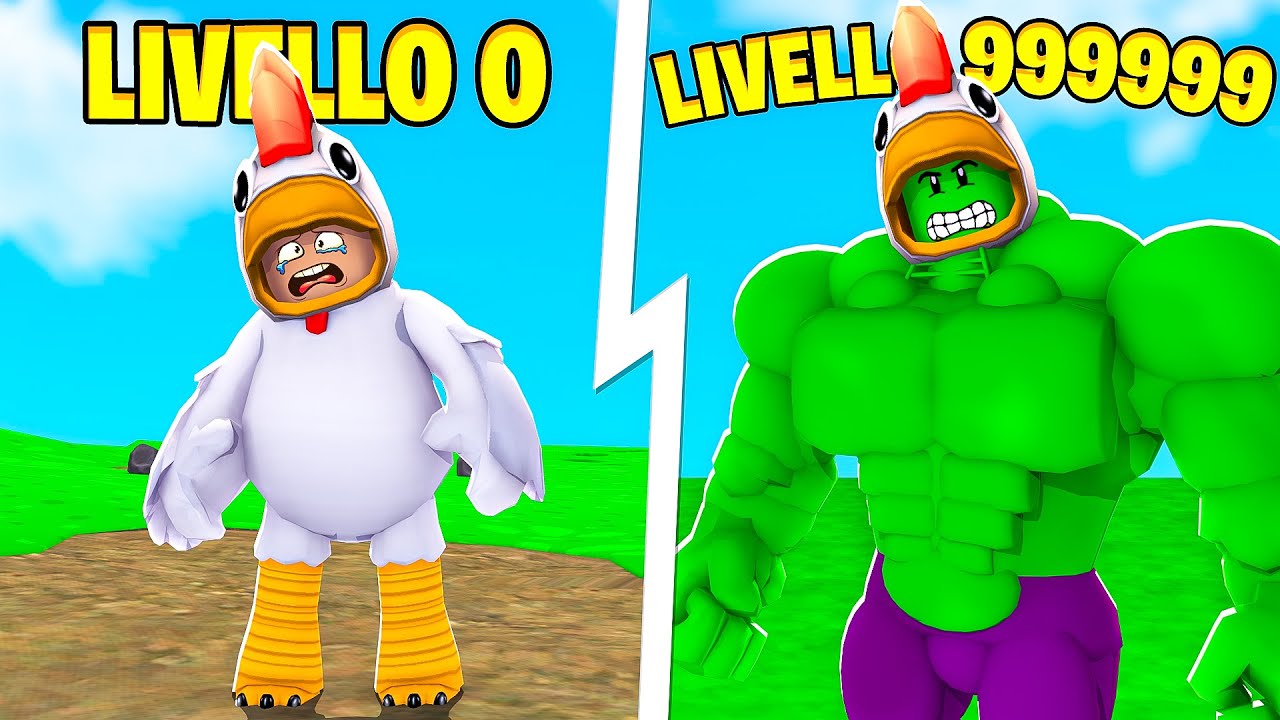 DIVENTIAMO SUPER FORTI SU ROBLOX!!