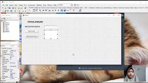 PROGRAM PERULANGAN FOR MENGGUNAKAN BORLAND DELPHI 7