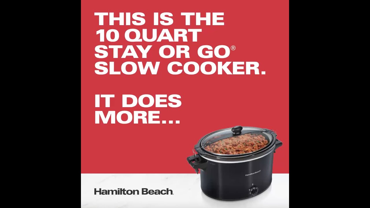 Slow Cooker for Bone Broth Unboxing (Hamilton Beach Extra Large 10 Quart  Slow Cooker) 