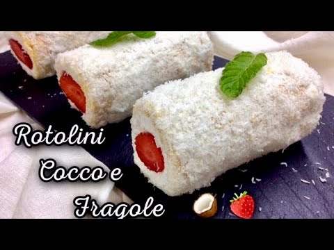 Video: Frittelle Con Salsa Di Cocco E Fragole