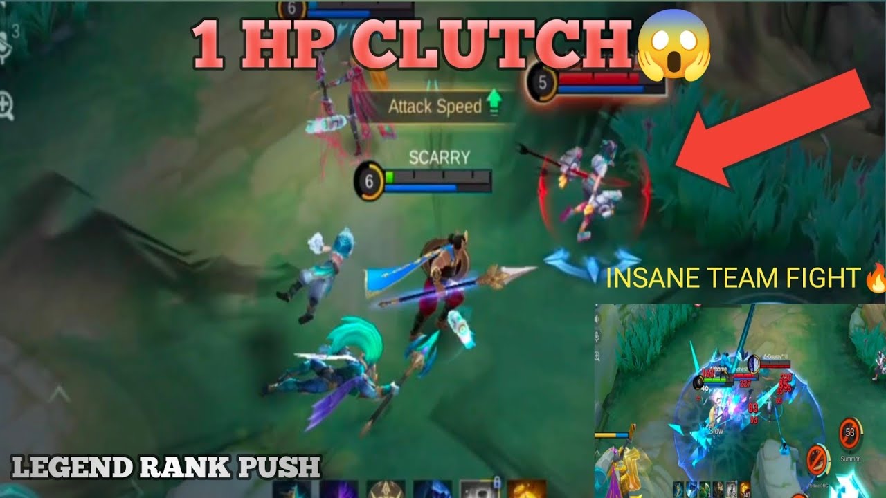 Legend Rank Push💯 l Best Team Fight🔥 l Moba Legends 5v5 