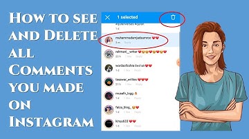How to see all comments you made on instagram | How to delete all comments you made on instagram