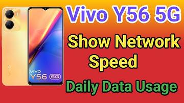 Vivo Y56 5G Enable daily data Usage setting | How To Show Daily Data Usage Setting In Vivo Y56 5G
