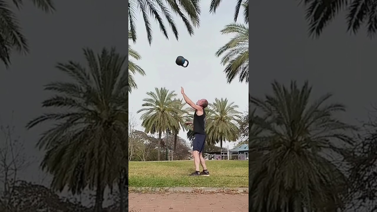 Intense Kettlebell Workout in the Park