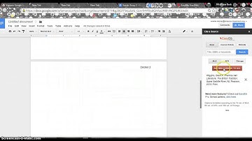 Using EasyBib Add-On in Google Docs