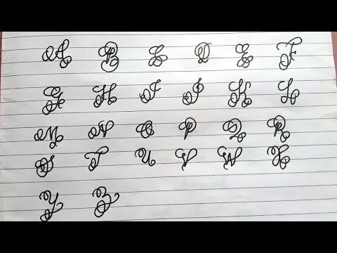 Penmanship Abc Penmanship Alphabet writing || Alphabet writing in penmanship - YouTube