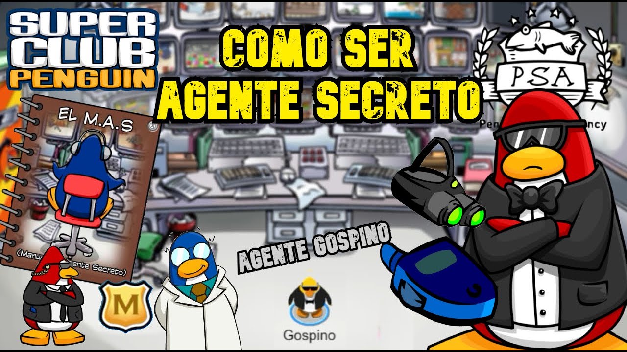 CÓMO SER AGENTE SECRETO! GUÍA | Super Club Penguin Classic - YouTube