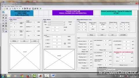 tugas 3 fisika dasar matlab. fisika, slider dan matematika