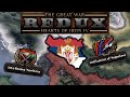 Defeating the austrians as serbia in great war redux  hearts of iron iv