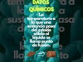 Datos Químicos #9 #sabiasque #datoscuriosos #quimca