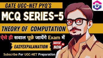 GATE UGC-NET Previous Year Questions- 5 | Theory of Computation | UGC-NET | data mining hub