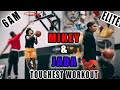 Mikey & Jada Williams Toughest Workout! Jada Went Off!