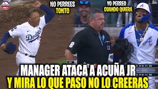 Este Manager ATACÓ a RONALD ACUÑA JR. lo RETÓ y Mira LO QUE ESTE LE HIZO NO LO PODRÁS CREER | MLB