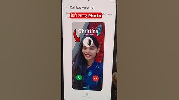Call background photo kese lagaye | Call background photo #shortvideo