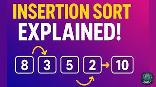Insertion Sort Algorithm || Full explaination how this sorting algorithm works || Using Java Update