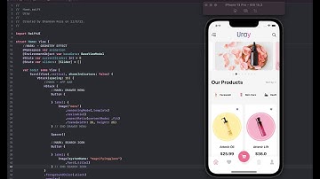 eCommerce iOS App UI with Hero Animations using SwiftUI 3.0.