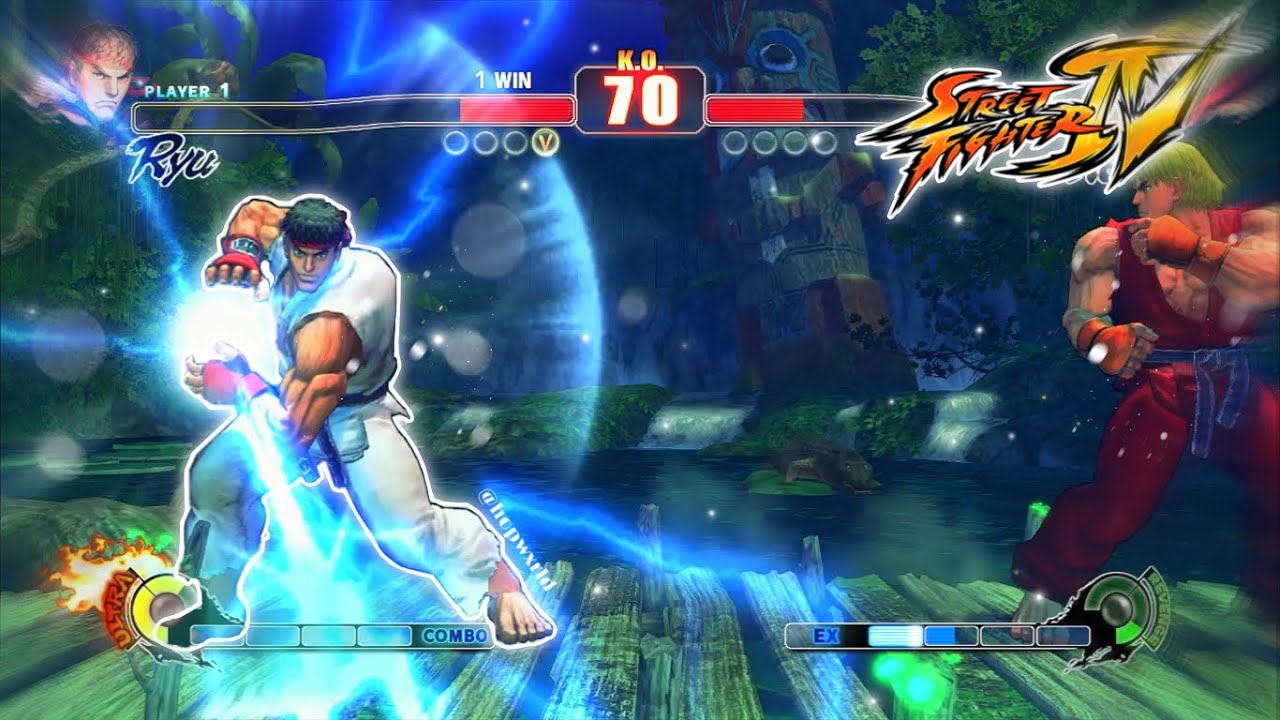 Ryu vs Ken (Hardest) | Street Fighter IV - YouTube