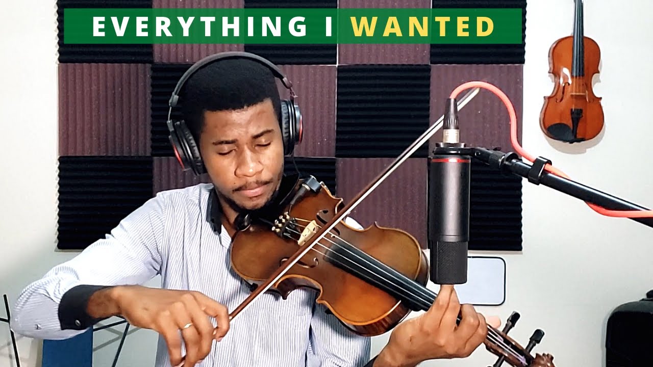 Billie Eilish Everything I Wanted Violin Cover by Toks Violin YouTube