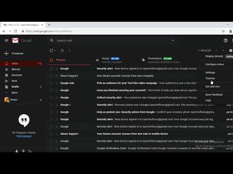 how to disable twitch notifications on gmail