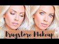 💄 FULL FACE USING ONLY DRUGSTORE MAKEUP & Physician's Formula Le Velvet Foundation Wear Test 💄