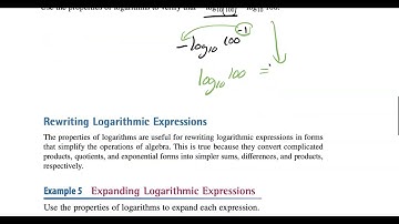 3.3 Properties of Logarithms (Pre-Calculus)
