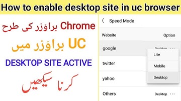 Desktop site mood in uc browser