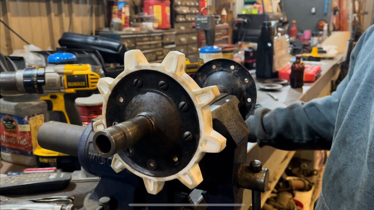 Replacing Drive Sprockets and Bearings on a 1969 Ski Doo Olympique