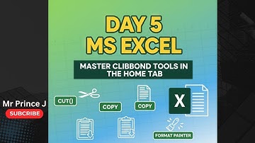 Day 5 MS Excel: Master Clipboard Tools in the Home Tab #sbo #sbotvm #freelancerwork #msexceltips