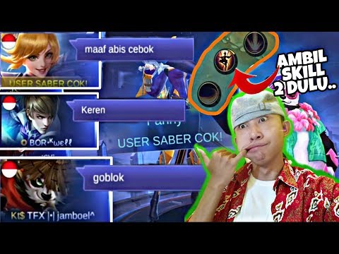 Prank Fanny darat - Pura" LAG + abis Cebok🤣 Ambil skill 2, Ngakak! Lihat kelakuan Raden wkwk part2