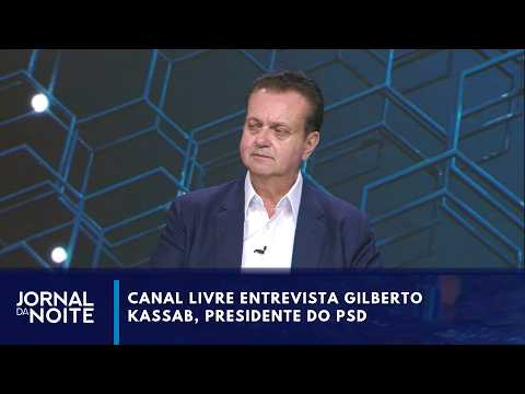 Canal Livre interviews PSD President Gilberto Kassab | Jornal da Noite