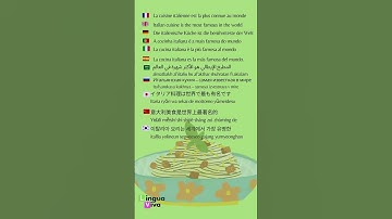 Phrases in a polyglot way eleven languages! It