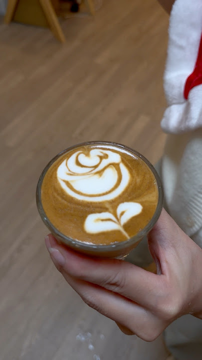 我覺得最像玫瑰的玫瑰🌹#latteart #latte #rose #coffee #coffeelatteart#台北 #咖啡 #教學