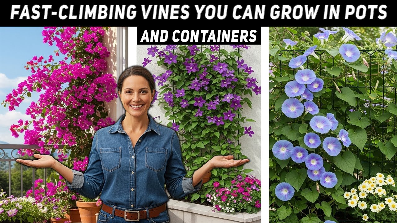20 Best Climbing Plants for Pots and Containers That Thrive Fast – Grow Yours Now | Gardening Tips
