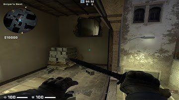 CS GO mirage sniper nest jump