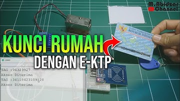 Kunci Rumah menggunakan E-KTP. semua pasti bisa..