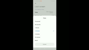 redmi note 8 pro lock screen settings