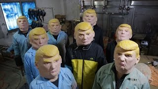 Chinese factory makes a fortune from Trump masks