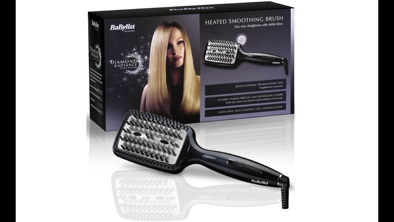 Diamond Heated YouTube Babyliss Brush - & Straightening Smoothing at Euronics