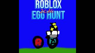 playing the Roblox egg hunt from 2010