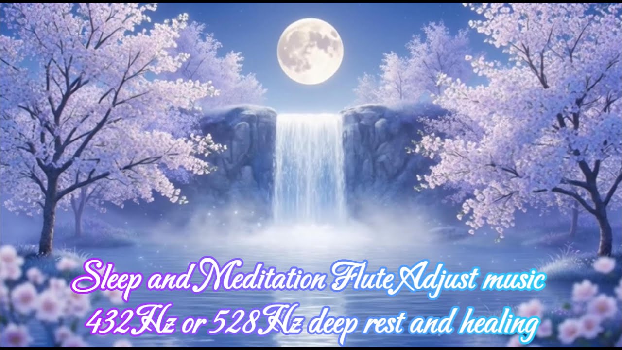 flute 432Hz / 528Hz Deep relaxation stress relief peaceful meditation 