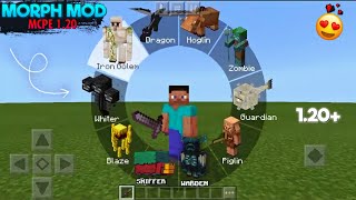 Morph Mod For Minecraft Pe 1.20 | Morph Mod For Mcpe 1.20 Download !