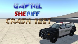 Crash Test - Gavril Roamer Sheriff\\ BeamNG.drive
