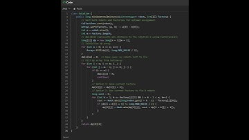2463 Minimum Total Distance Traveled