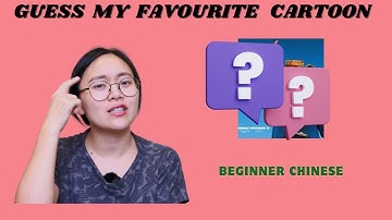 Guess my favourite cartoon | comprehensible input chinese | beginner Chinese story