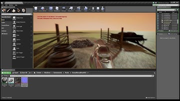 Unreal 4 Medieval Village test (unbuilt lighting)